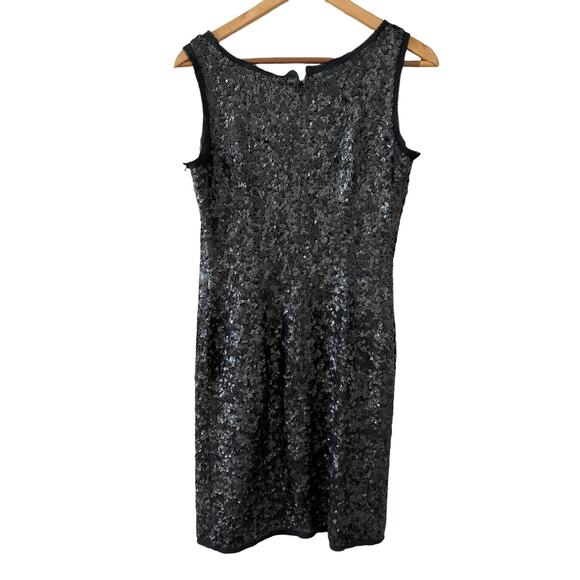 Talbots metallic sequin midi special occasion dress 4 - Picture 2 of 6